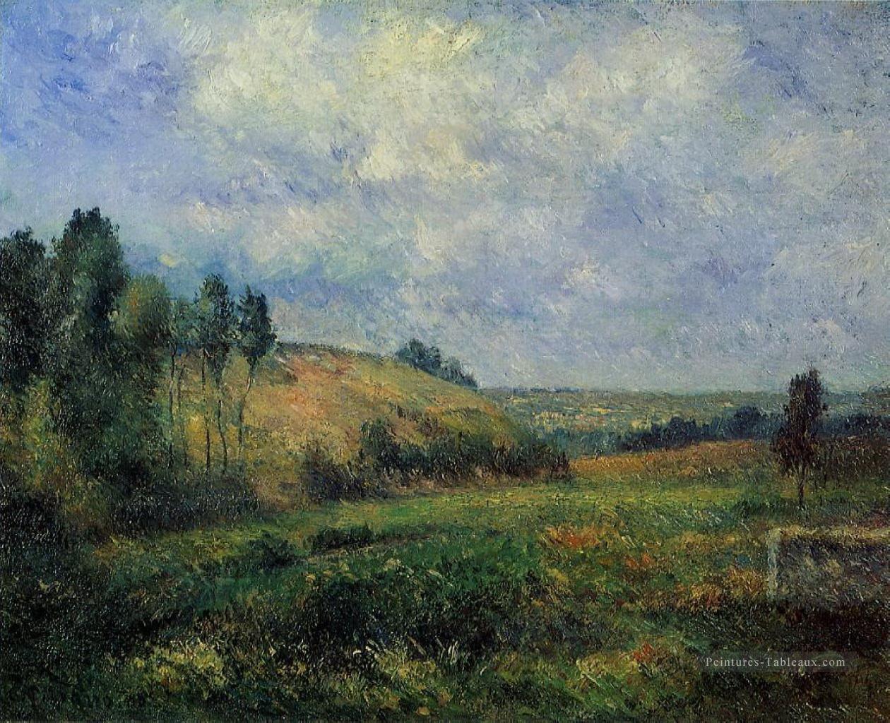 paysage près de pontoise 1880 Camille Pissarro Peintures à l'huile